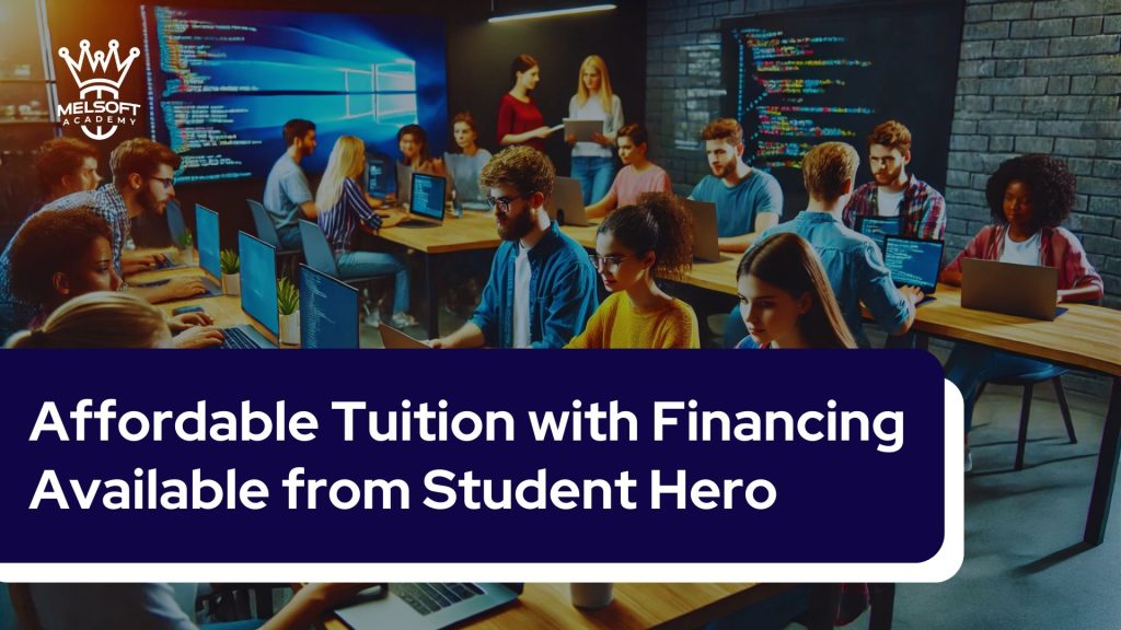 Affordable Tuition with financing available from student hero